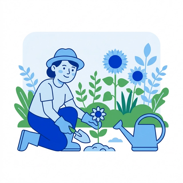 Illustration jardinage