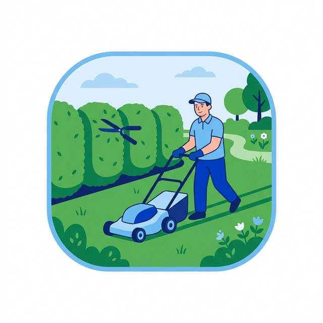 Illustration tonte coupe et taille